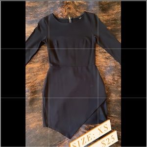 Little black Asymmetrical dress